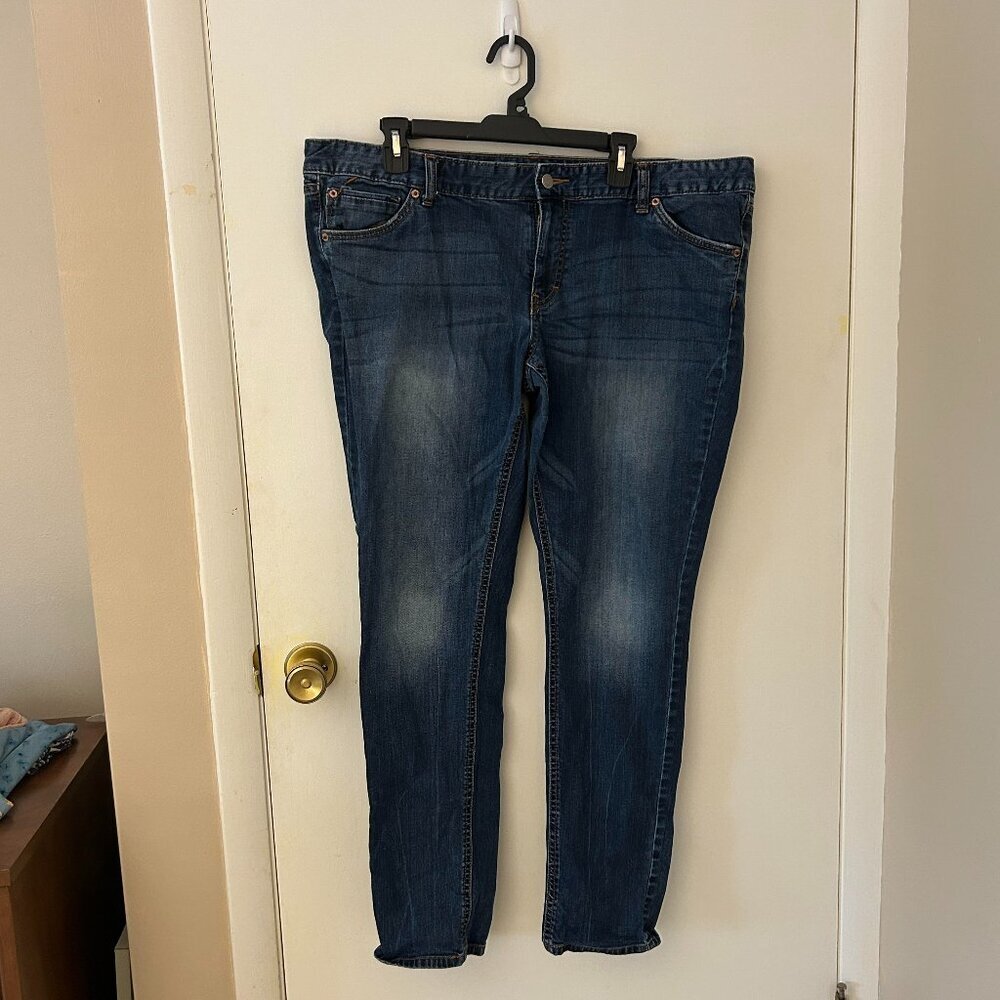 Skinny jeans Size 18R Zip up Fly